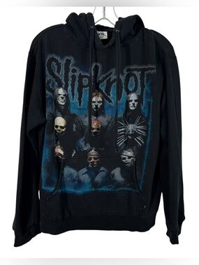 Vintage 2008 Slipknot AOP Double Sided Hoodie Sweatshirt Small APX Grunge Goth
